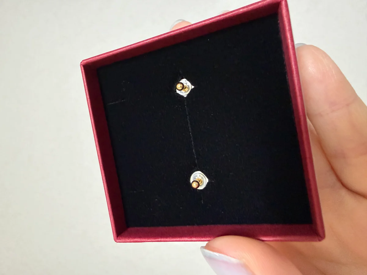 K18 PG/YG 丸玉 ピアス 2.5mm | IKEDAジュエリーオンライン