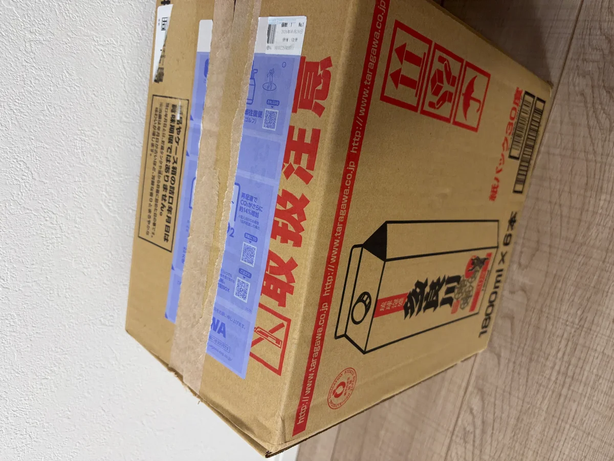多良川 琉球泡盛 30度 1.8L パック ×6本【送料無料】【ケース(6本